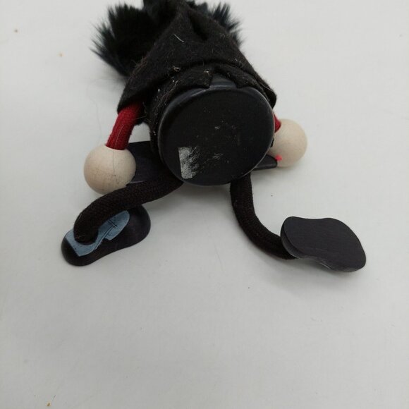 Dracula Ornament Wood Resin Feathers "Welcome To Transylvania" 6" Shelve Sitter - Picture 5 of 7